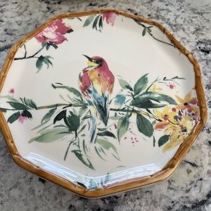 Southern Living Hand Painted Bird (2)Plates